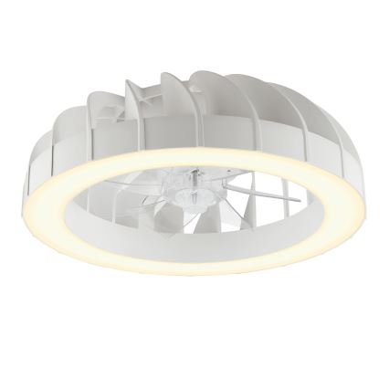 Brilliant - LED RGBW Dimbar takfläkt med ljus FANORA LED/30W/230V 2700-6500K Ø 46 cm vit + fjärrkontroll
