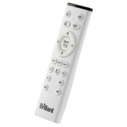 Brilliant - LED RGBW Dimbar takfläkt med ljus FANORA LED/30W/230V 2700-6500K Ø 46 cm vit + fjärrkontroll