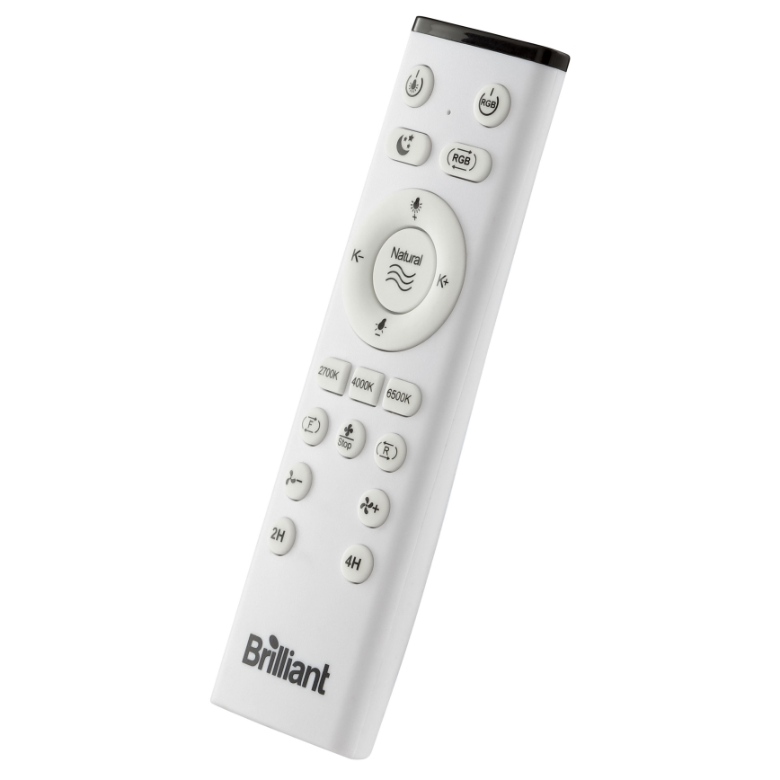 Brilliant - LED RGBW Dimbar takfläkt med ljus FANORA LED/30W/230V 2700-6500K Ø 46 cm vit + fjärrkontroll