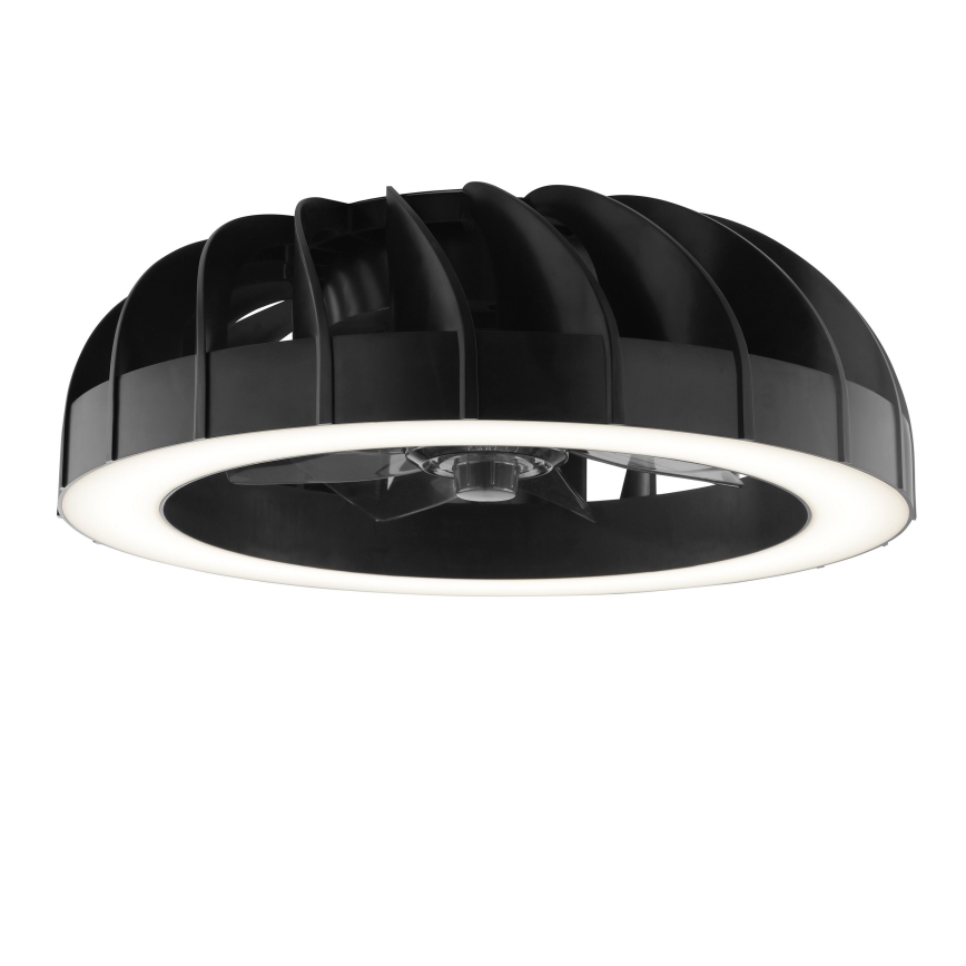 Brilliant - LED RGBW Dimbar takfläkt med ljus FANORA LED/30W/230V 2700-6500K Ø 46 cm svart + fjärrkontroll