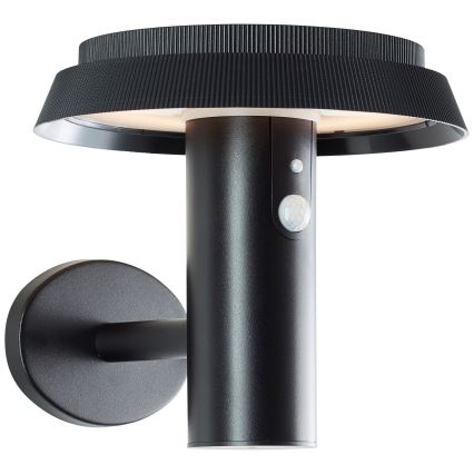 Brilliant - LED solcell väggbelysning med sensor ALVERO LED/4W/3,7V IP44