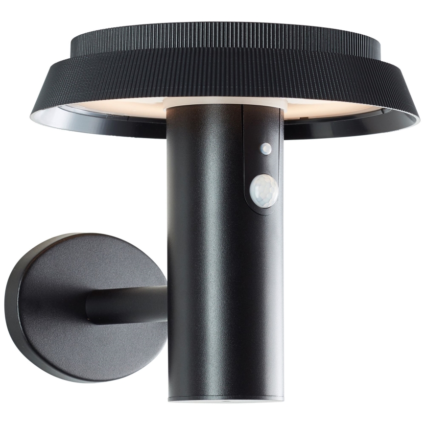 Brilliant - LED solcell väggbelysning med sensor ALVERO LED/4W/3,7V IP44