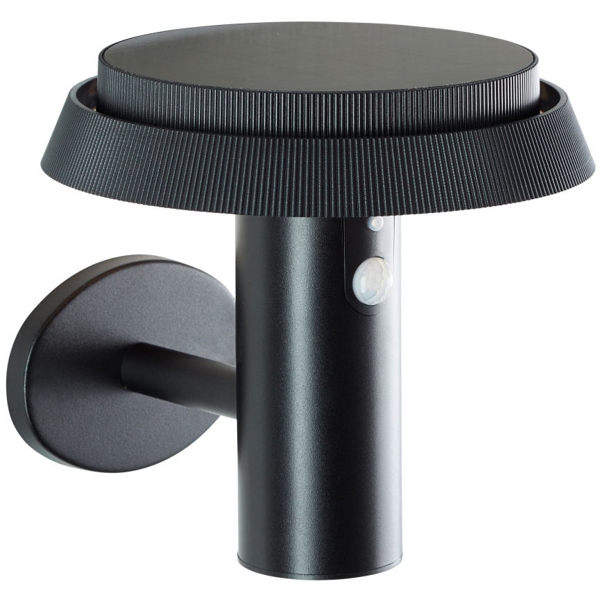 Brilliant - LED solcell väggbelysning med sensor ALVERO LED/4W/3,7V IP44