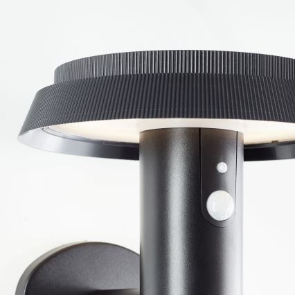 Brilliant - LED solcell väggbelysning med sensor ALVERO LED/4W/3,7V IP44