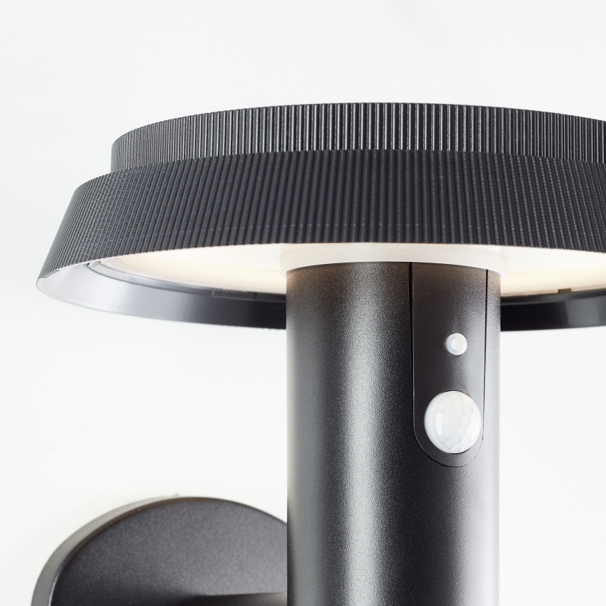 Brilliant - LED solcell väggbelysning med sensor ALVERO LED/4W/3,7V IP44