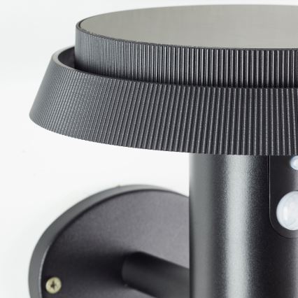 Brilliant - LED solcell väggbelysning med sensor ALVERO LED/4W/3,7V IP44