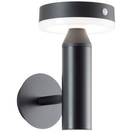 Brilliant - LED solcell väggbelysning med sensor MAGUA LED/4W/3,7V IP44