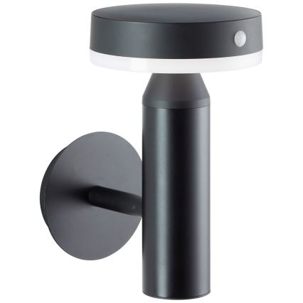Brilliant - LED solcell väggbelysning med sensor MAGUA LED/4W/3,7V IP44