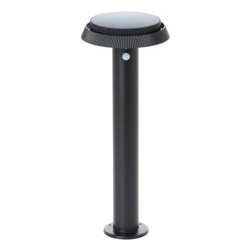 Brilliant - LED solcellslampa med sensor ALVERO LED/4W/3,7V 50 cm IP44 svart