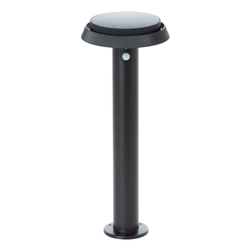 Brilliant - LED solcellslampa med sensor ALVERO LED/4W/3,7V 50 cm IP44 svart