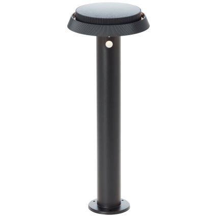 Brilliant - LED solcellslampa med sensor ALVERO LED/4W/3,7V 50 cm IP44 svart