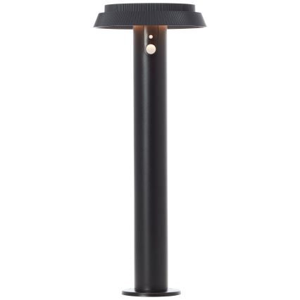 Brilliant - LED solcellslampa med sensor ALVERO LED/4W/3,7V 50 cm IP44 svart