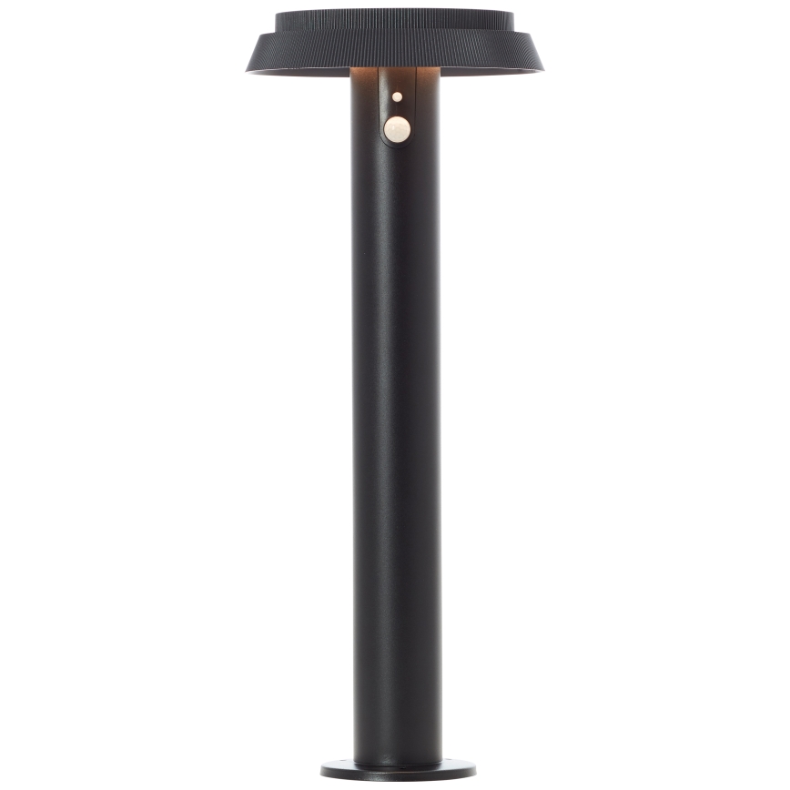 Brilliant - LED solcellslampa med sensor ALVERO LED/4W/3,7V 50 cm IP44 svart