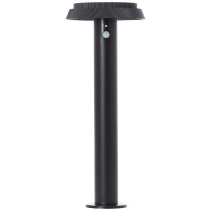 Brilliant - LED solcellslampa med sensor ALVERO LED/4W/3,7V 50 cm IP44 svart