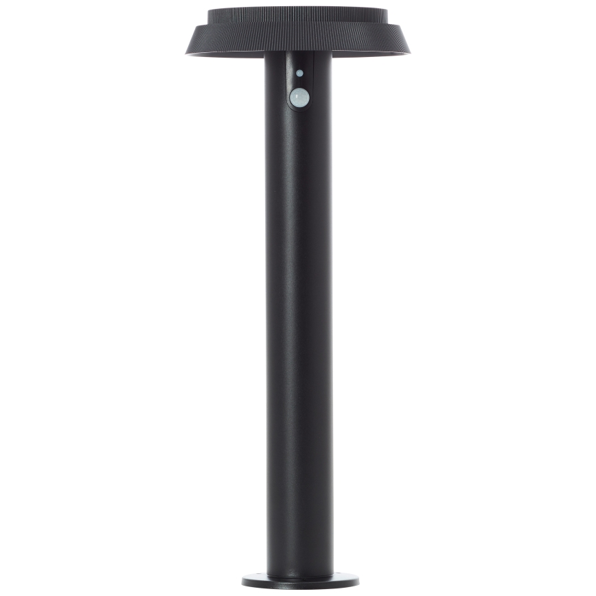 Brilliant - LED solcellslampa med sensor ALVERO LED/4W/3,7V 50 cm IP44 svart
