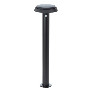 Brilliant - LED solcellslampa med sensor ALVERO LED/4W/3,7V 70 cm IP44 svart