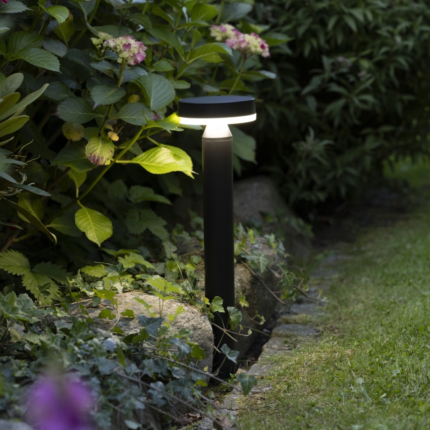 Brilliant - LED solcellslampa med sensor MAGUA LED/4W/3,7V 50,2 cm IP44 svart