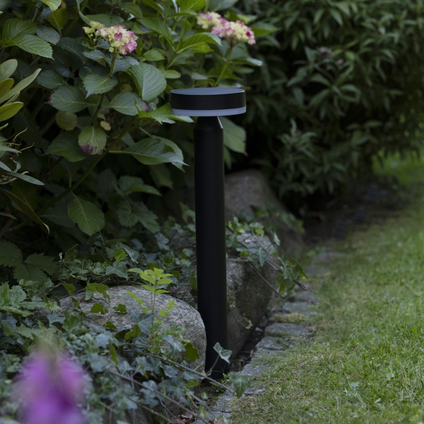Brilliant - LED solcellslampa med sensor MAGUA LED/4W/3,7V 50,2 cm IP44 svart