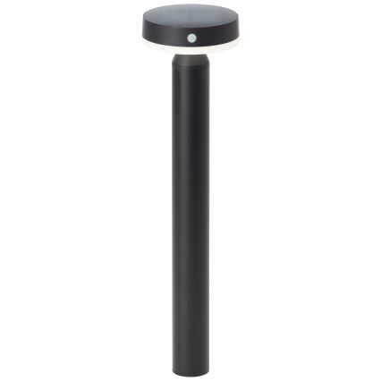 Brilliant - LED solcellslampa med sensor MAGUA LED/4W/3,7V 50,2 cm IP44 svart