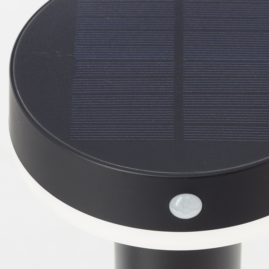 Brilliant - LED solcellslampa med sensor MAGUA LED/4W/3,7V 50,2 cm IP44 svart