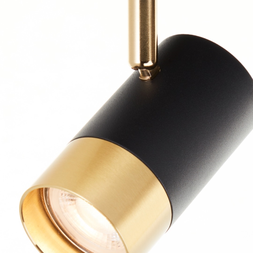 Brilliant - LED-spotlampa VIGOLO 2xGU10/5W/230V svart/guld