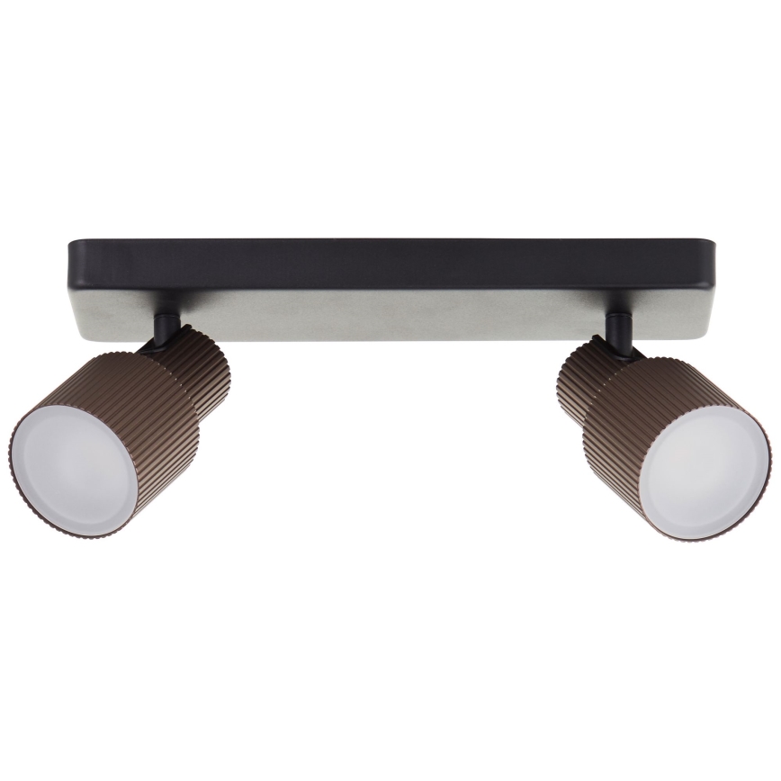 Brilliant - LED spotlight CADIZ 2xGU10/5W/230V brons
