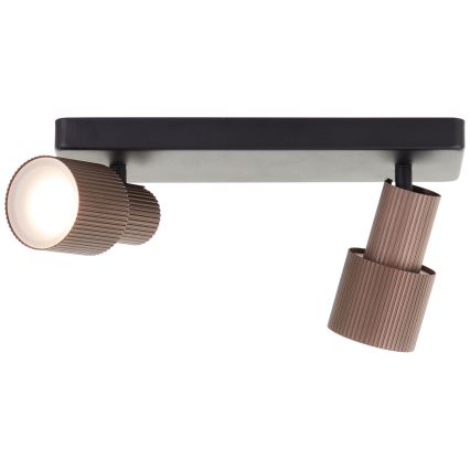 Brilliant - LED spotlight CADIZ 2xGU10/5W/230V brons