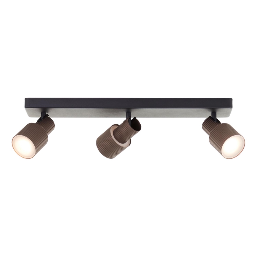 Brilliant - LED spotlight CADIZ 3xGU10/5W/230V brons