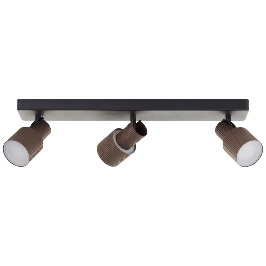 Brilliant - LED spotlight CADIZ 3xGU10/5W/230V brons