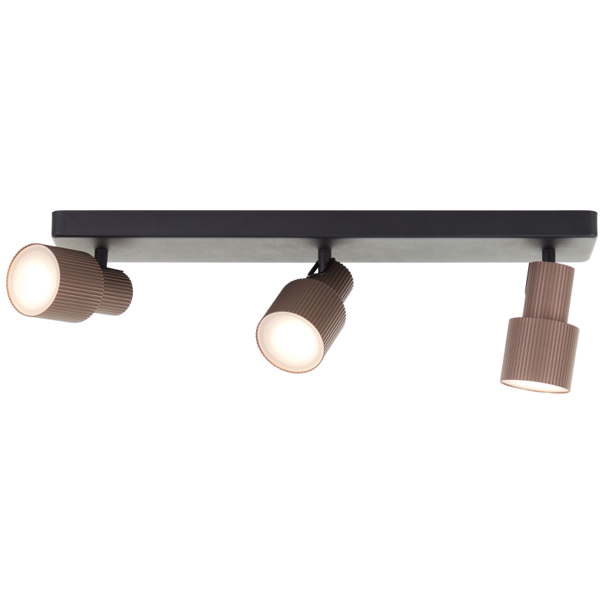 Brilliant - LED spotlight CADIZ 3xGU10/5W/230V brons