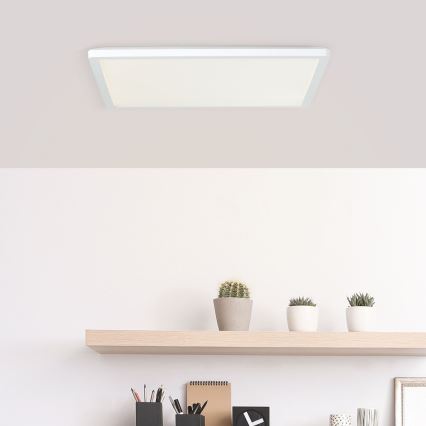 Brilliant - LED takarmatur MILTON LED/24W/230V 42x42 cm vit