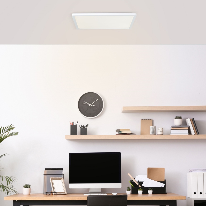 Brilliant - LED takarmatur MILTON LED/24W/230V 42x42 cm vit
