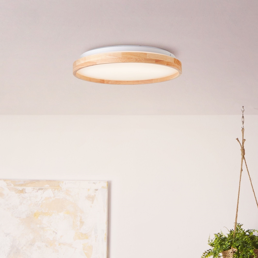 Brilliant - LED taklampa ALSON LED/26W/230V 3000/4500K diameter 39,5 cm gummifikon - FSC certifierade
