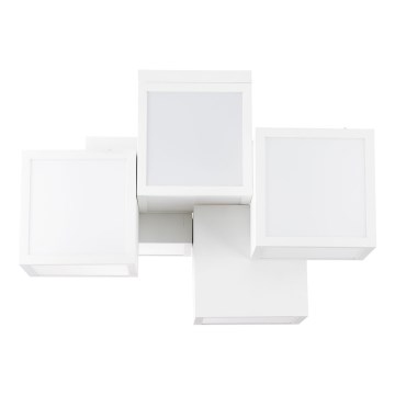 Brilliant - LED taklampa CUBIX 5xLED/7,6W/230V 3000K vit