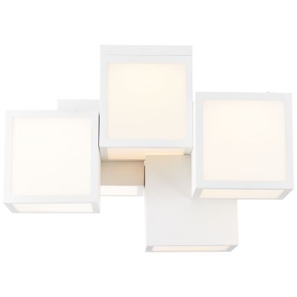 Brilliant - LED taklampa CUBIX 5xLED/7,6W/230V 3000K vit