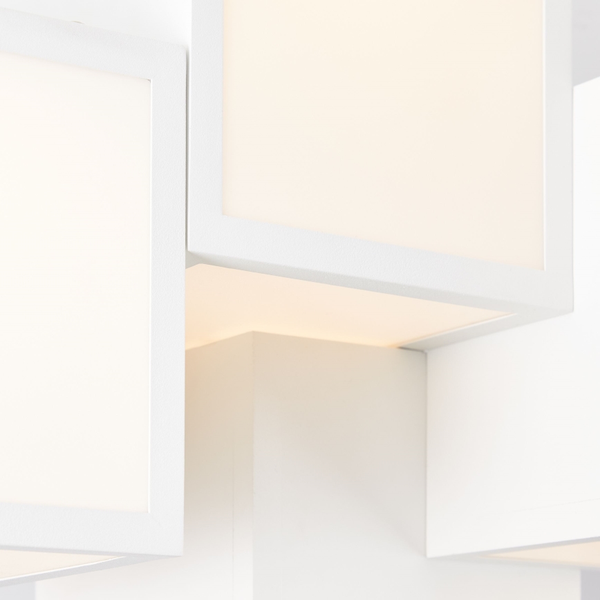 Brilliant - LED taklampa CUBIX 5xLED/7,6W/230V 3000K vit