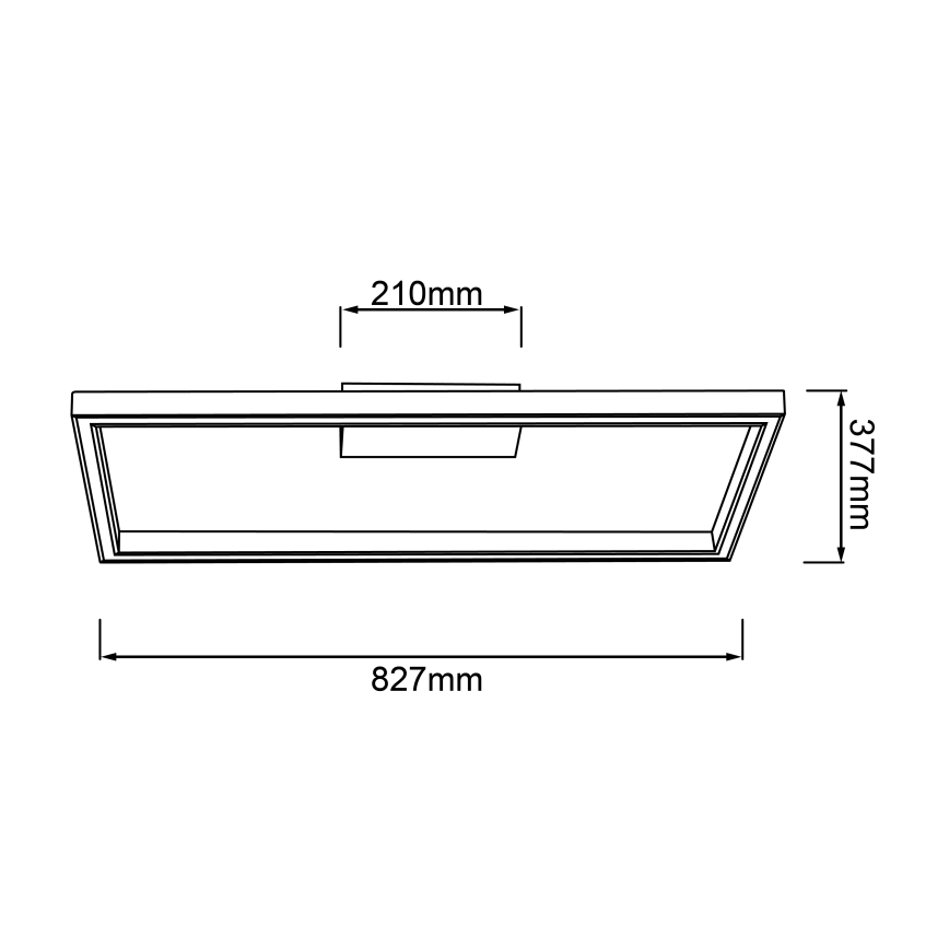 Brilliant - LED taklampa DELGROSSO LED/24W/230V 3000K ek
