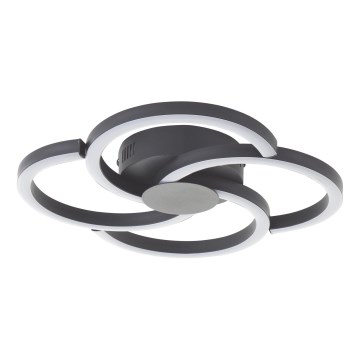Brilliant - LED taklampa FICO LED/22W/230V diameter 34 cm svart