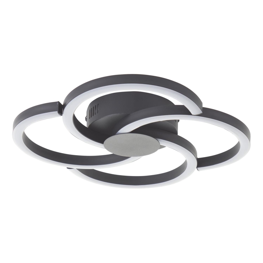 Brilliant - LED taklampa FICO LED/22W/230V diameter 34 cm svart