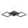 Brilliant - LED taklampa JORVIC LED/21W/230V 28x61,5 cm svart