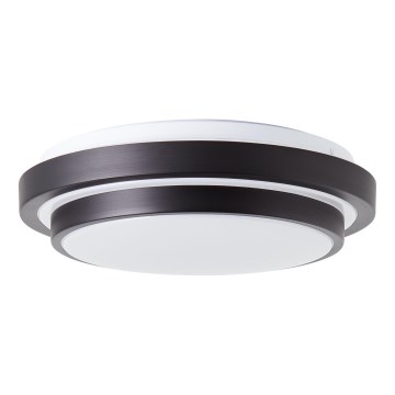 Brilliant - LED taklampa MALMÖ LED/12W/230V 3000K diameter 34,5 cm svart