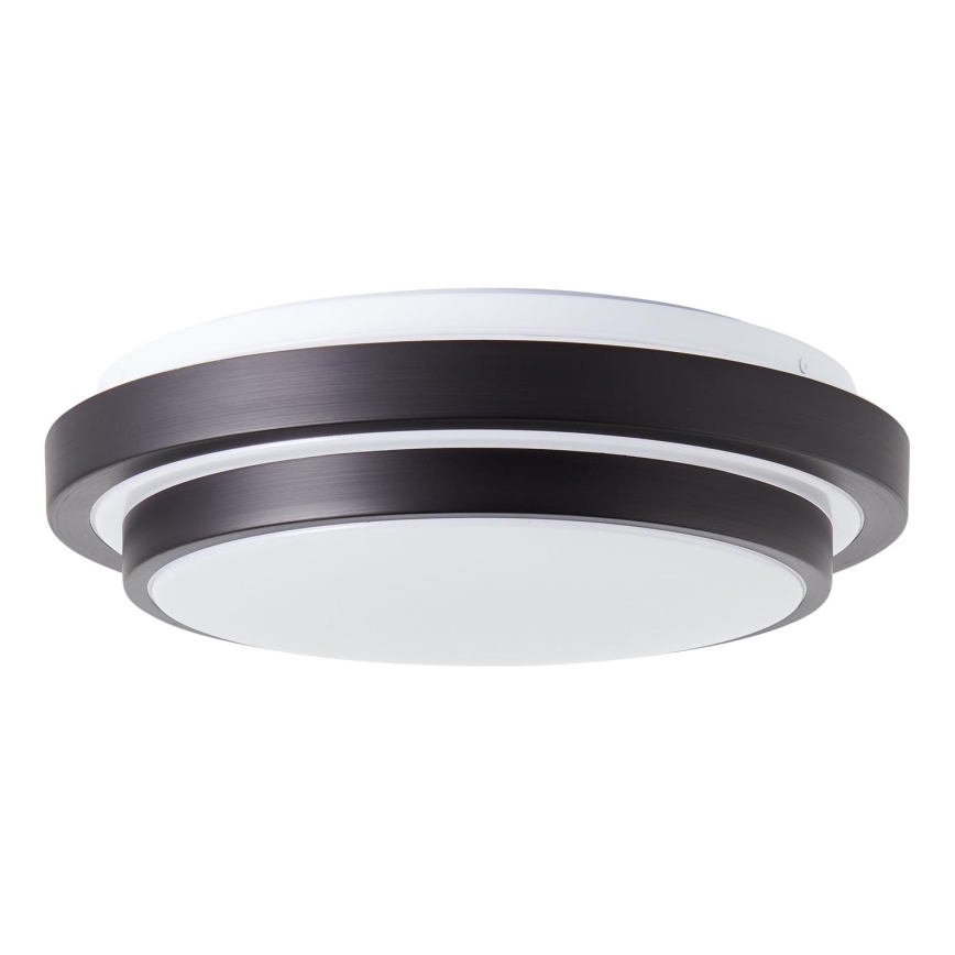 Brilliant - LED taklampa MALMÖ LED/12W/230V 3000K diameter 34,5 cm svart