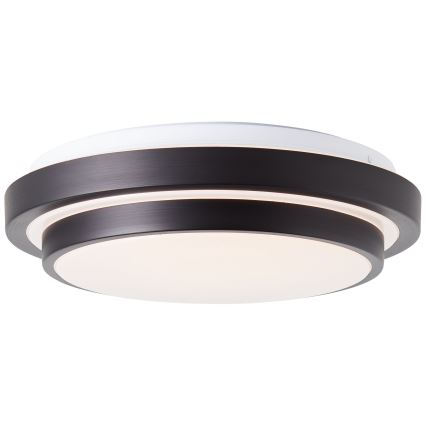 Brilliant - LED taklampa MALMÖ LED/12W/230V 3000K diameter 34,5 cm svart