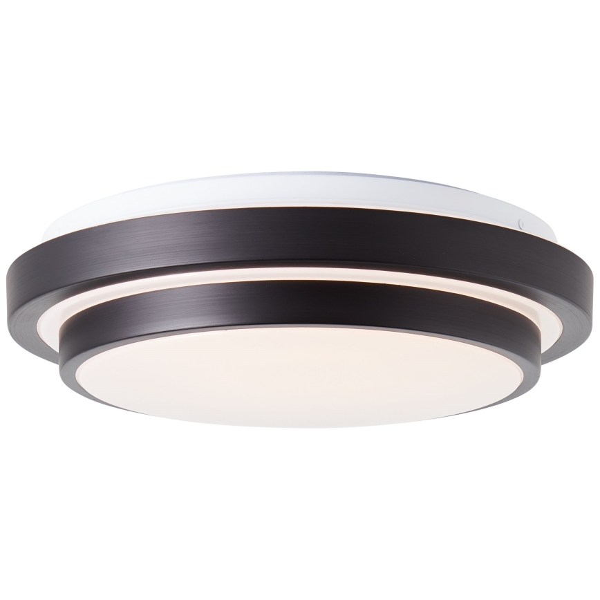 Brilliant - LED taklampa MALMÖ LED/12W/230V 3000K diameter 34,5 cm svart