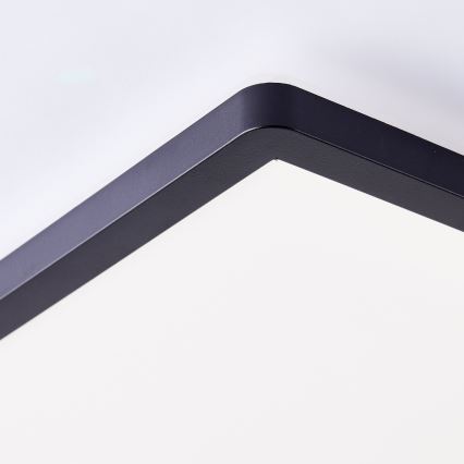 Brilliant - LED taklampa MILTON LED/18W/230V 29,3x29,3 cm svart