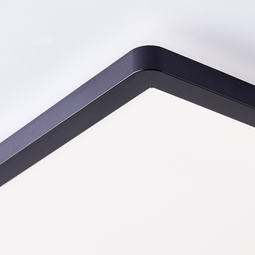 Brilliant - LED taklampa MILTON LED/18W/230V 29,3x29,3 cm svart