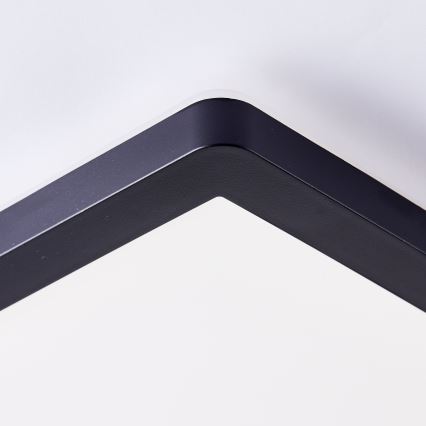 Brilliant - LED taklampa MILTON LED/24W/230V 42x42 cm svart