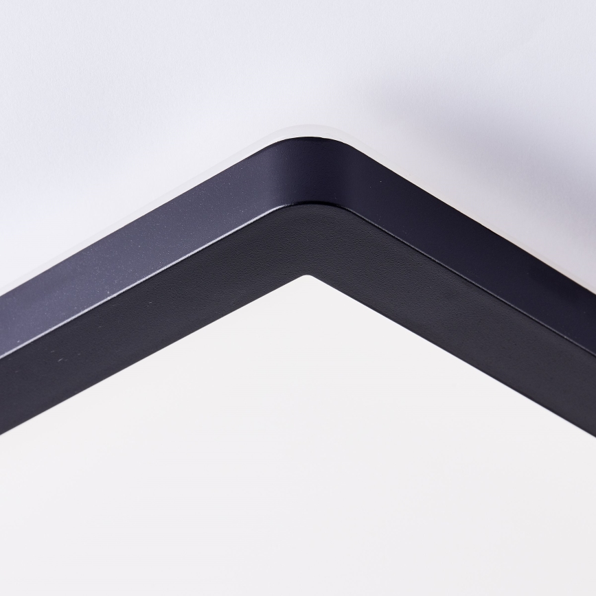 Brilliant - LED taklampa MILTON LED/24W/230V 42x42 cm svart