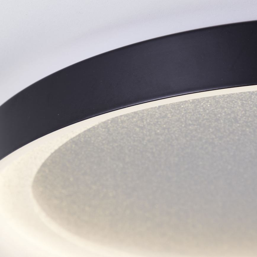 Brilliant - LED taklampa QUITO LED/24W/230V 3000K diameter 33 cm svart