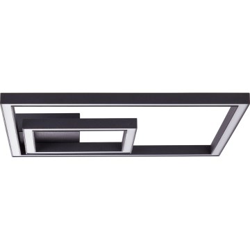 Brilliant - LED taklampa QUON LED/24W/230V 3000K 40x40 cm svart